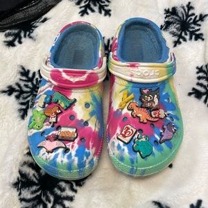 Fuzzy Crocs With Jibbitz